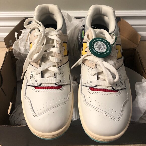 New Balance 550 Sea Salt Yellow - Picture 2 of 4